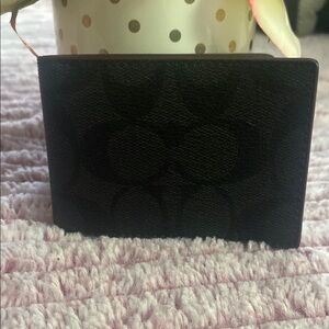 Black Coach Wallet
